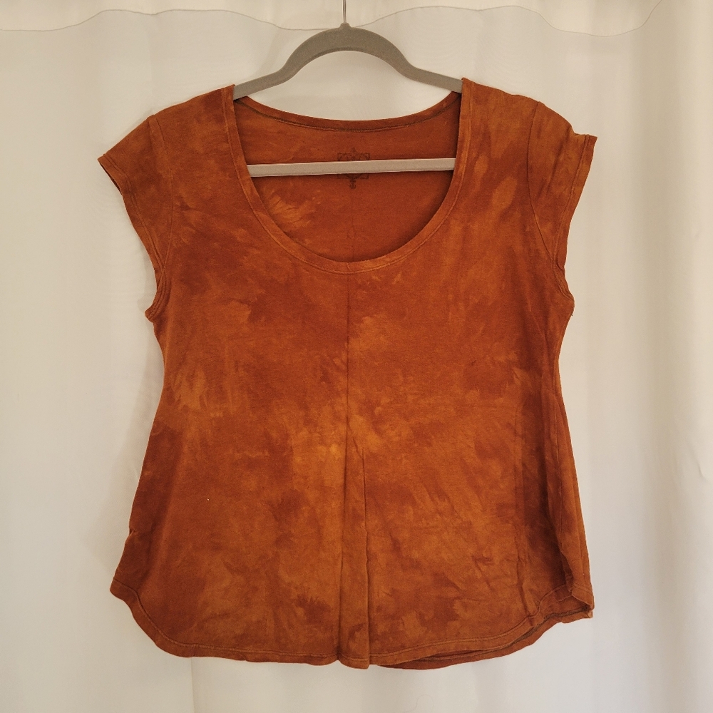 Calico Alchemy Babydoll Top - Rust